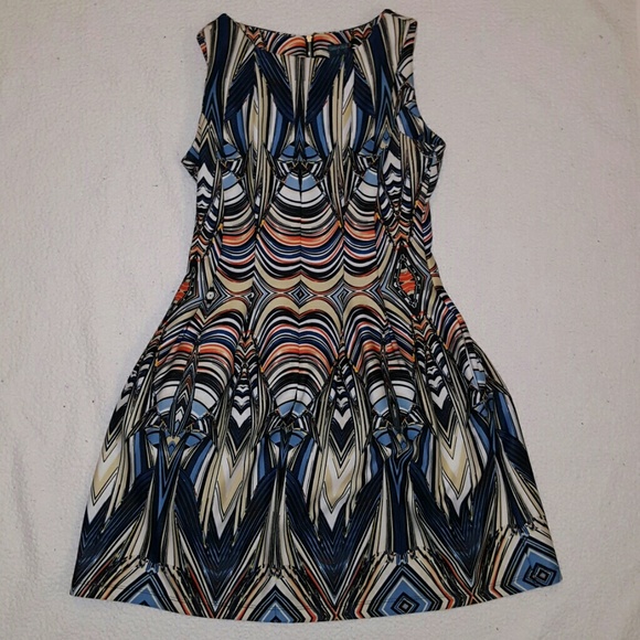 Gabby Skye Bohemian Knee-length Dress - Picture 1 of 6